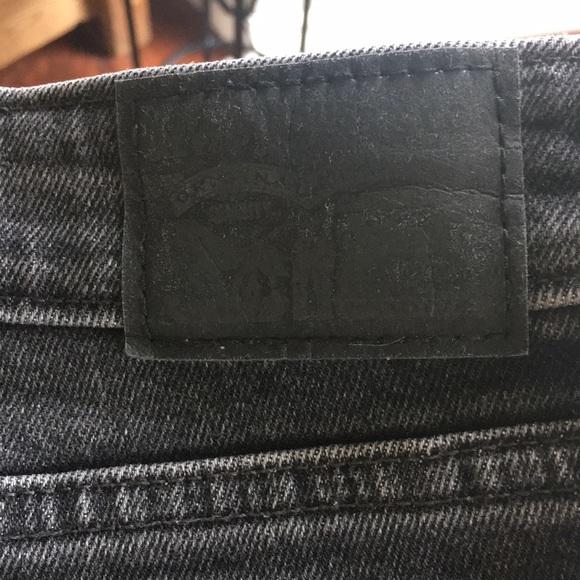 Ladies Levi Strauss 711 skinny jeans charcoal grey - Picture 6 of 12